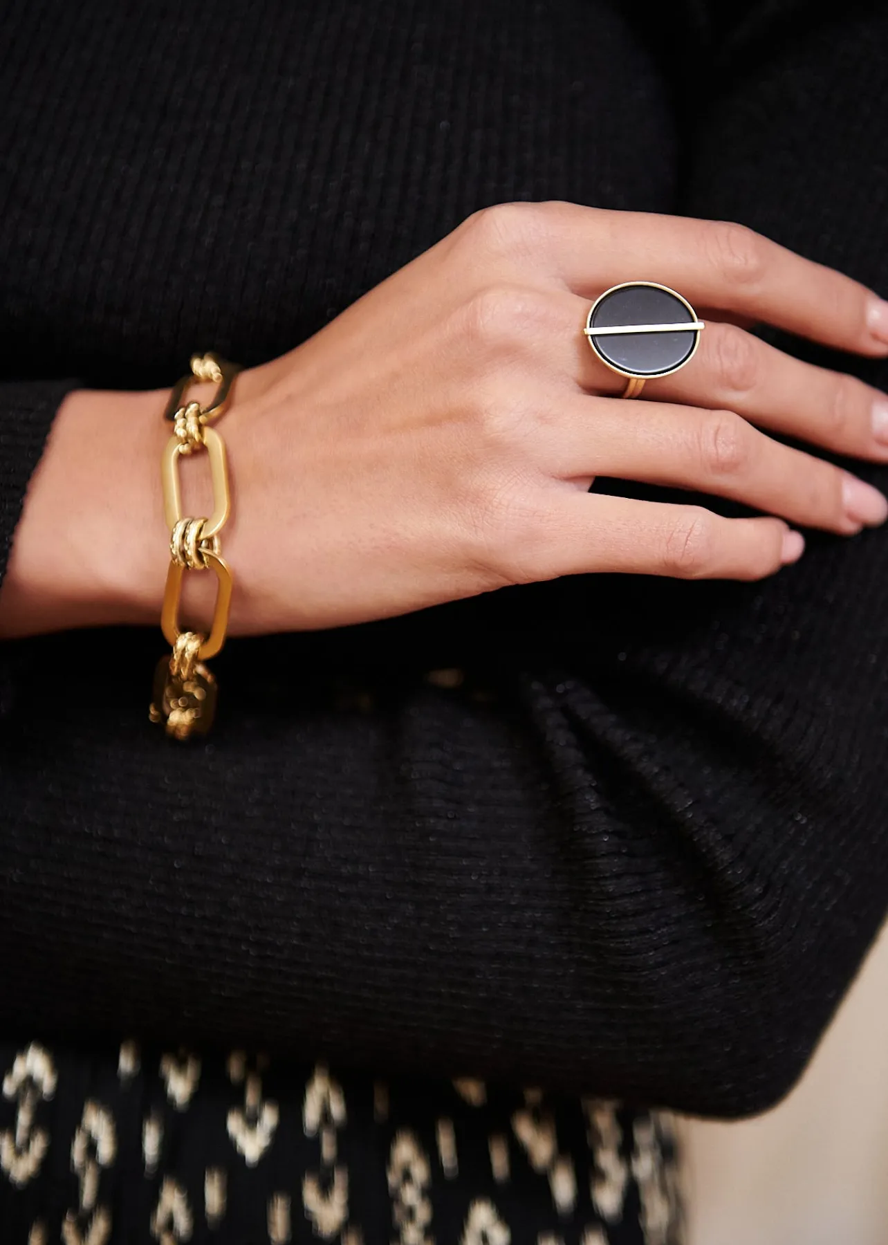 Motus Boutique Bagues^Bague Andrée Noir-BagueAndrée