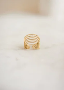 Motus Boutique Bagues^Bague Irisa Doré-BagueIrisa