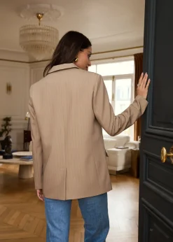 Motus Boutique Vestes & Manteaux^Blazer Franky Taupe-BlazerFranky