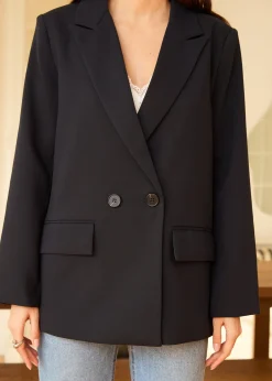Motus Boutique Vestes & Manteaux^Blazer Marthe Marine-BlazerMarthe