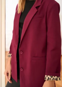 Motus Boutique Vestes & Manteaux^Blazer Naia Bordeaux-BlazerNaia