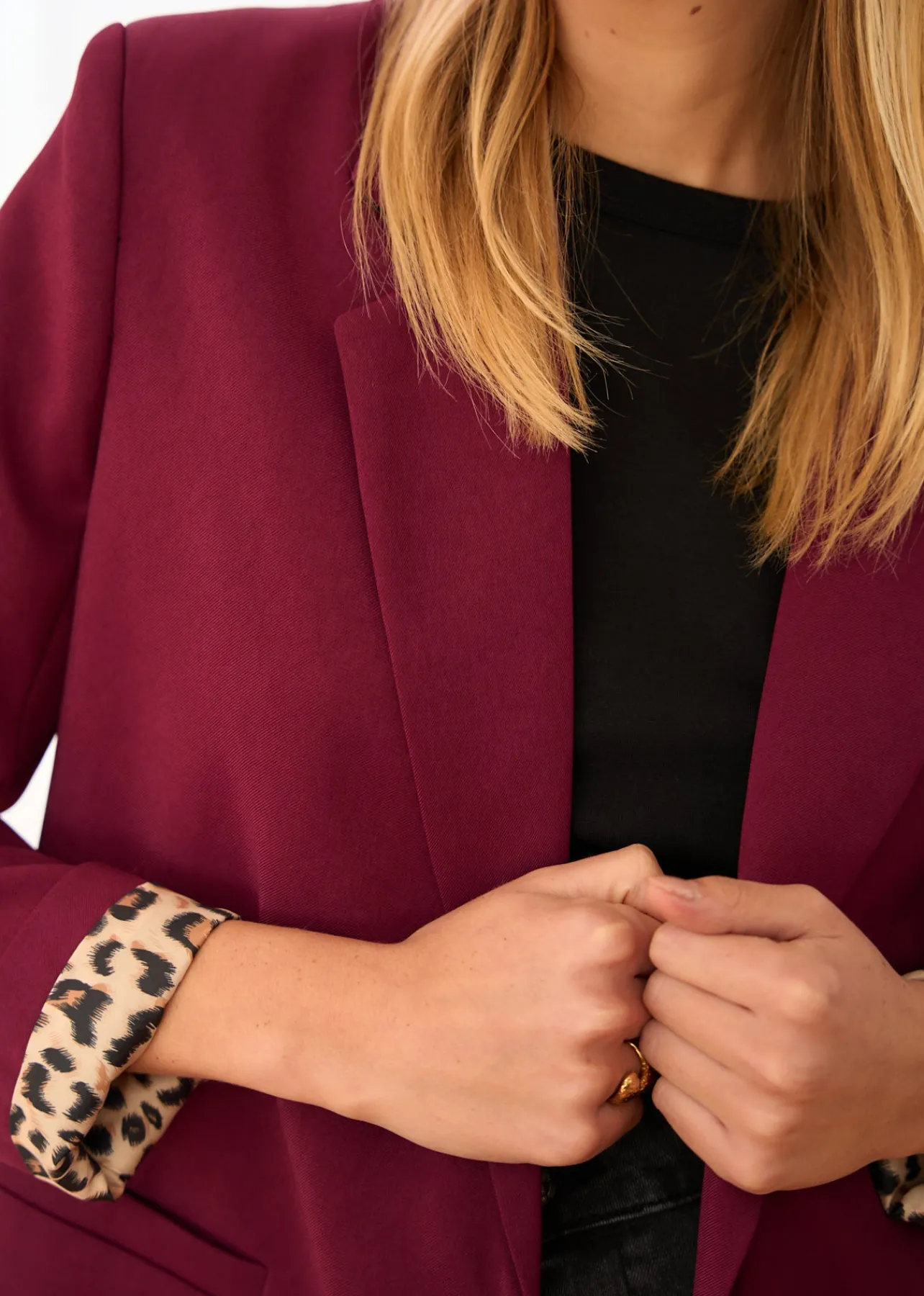Motus Boutique Vestes & Manteaux^Blazer Naia Bordeaux-BlazerNaia