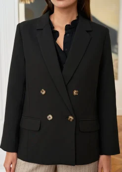 Motus Boutique Vestes & Manteaux^Blazer Toscane Noir-BlazerToscane