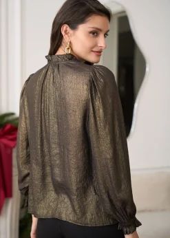 Motus Boutique Chemises & Blouses^Blouse Amélia Bronze-BlouseAmélia