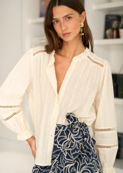 Motus Boutique Chemises & Blouses^Blouse Axelle Ivoire-BlouseAxelle