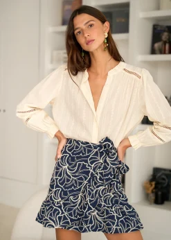 Motus Boutique Chemises & Blouses^Blouse Axelle Ivoire-BlouseAxelle