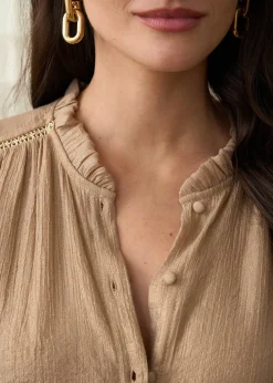Motus Boutique Chemises & Blouses^Blouse Cassiopée Or-BlouseCassiopée