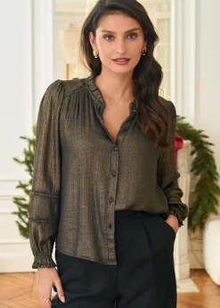 Motus Boutique Chemises & Blouses^Blouse Cassiopée Bronze-BlouseCassiopée