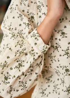 Motus Boutique Chemises & Blouses^Blouse Julie KakiBeige-BlouseJulie