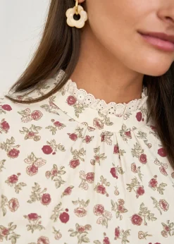 Motus Boutique Chemises & Blouses^Blouse Juliette BeigeBordeaux-BlouseJuliette