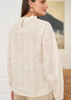 Motus Boutique Chemises & Blouses^Blouse Laurie Beige-BlouseLaurie