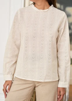 Motus Boutique Chemises & Blouses^Blouse Laurie Beige-BlouseLaurie