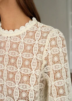 Motus Boutique Chemises & Blouses^Blouse Lorette Ivoire-BlouseLorette