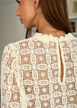 Motus Boutique Chemises & Blouses^Blouse Lorette Ivoire-BlouseLorette