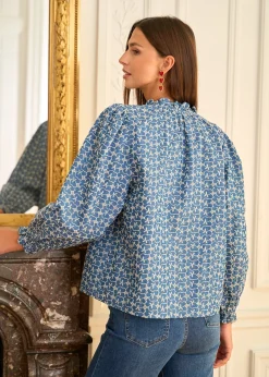 Motus Boutique Chemises & Blouses^Blouse Maia Bleu-BlouseMaia