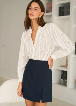 Motus Boutique Chemises & Blouses^Blouse Mika Ecru-BlouseMika