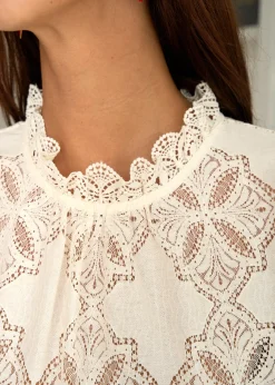 Motus Boutique Chemises & Blouses^Blouse Olympe Ivoire-BlouseOlympe