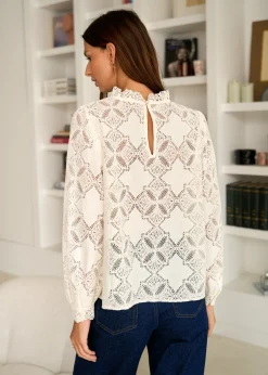 Motus Boutique Chemises & Blouses^Blouse Olympe Ivoire-BlouseOlympe