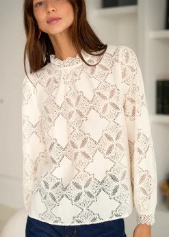 Motus Boutique Chemises & Blouses^Blouse Olympe Ivoire-BlouseOlympe