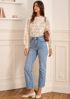 Motus Boutique Chemises & Blouses^Blouse Rose Ivoire-BlouseRose