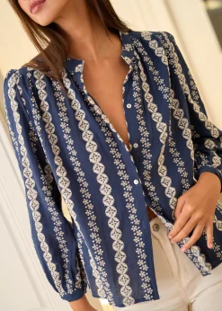 Motus Boutique Chemises & Blouses^Blouse Sand Marine-BlouseSand