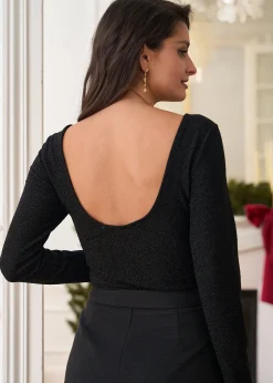 Motus Boutique Tops & Bodys^Body Oriane Noir-BodyOriane