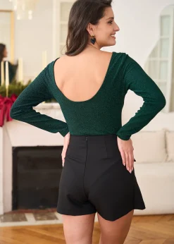 Motus Boutique Tops & Bodys^Body Oriane VertSapin-BodyOriane