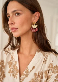 Motus Boutique Boucles D'oreilles^Boucles d'oreilles Aurel Rouge-Bouclesd'oreillesAurel