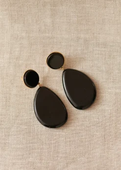 Motus Boutique Boucles D'oreilles^Boucles d'oreilles Cécilia Noir-Bouclesd'oreillesCécilia