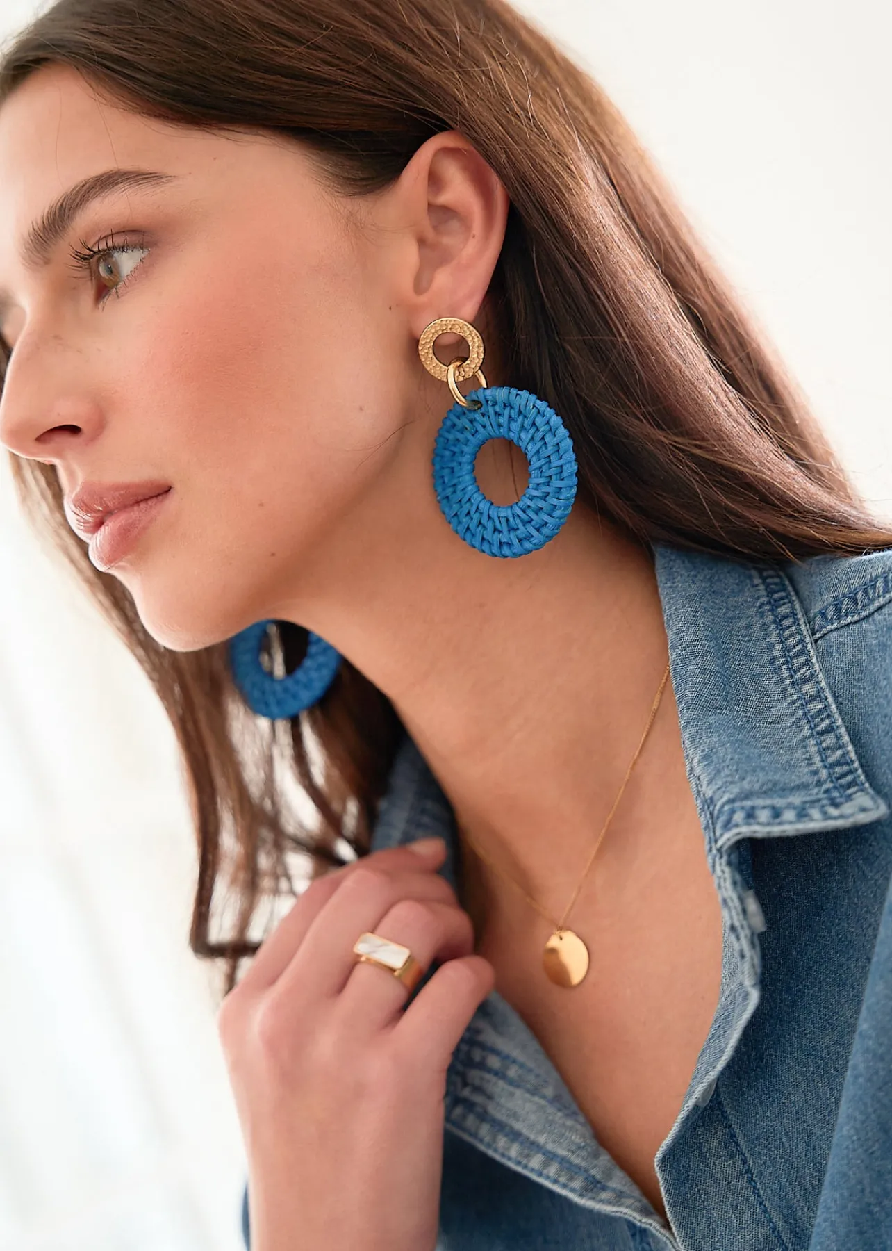 Motus Boutique Boucles D'oreilles^Boucles d'oreilles Gala Bleu-Bouclesd'oreillesGala