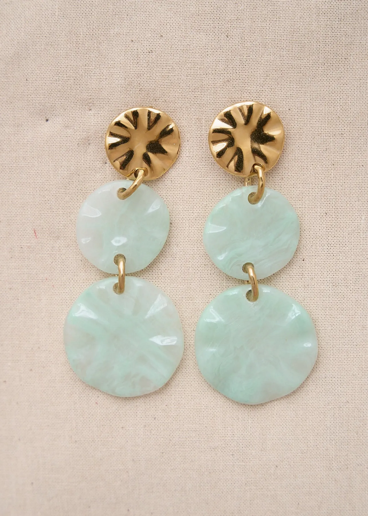 Motus Boutique Boucles D'oreilles^Boucles d'oreilles Isadora VertPastel-Bouclesd'oreillesIsadora