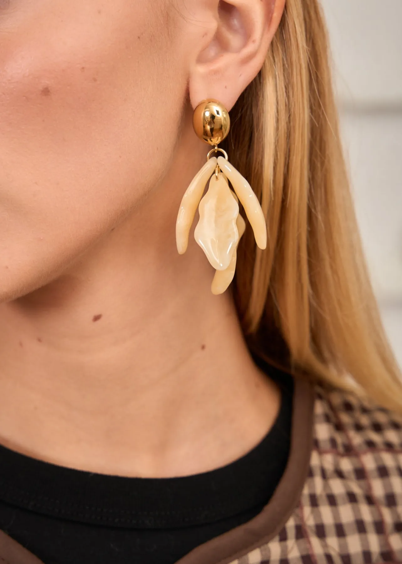 Motus Boutique Boucles D'oreilles^Boucles d'oreilles Lex Beige-Bouclesd'oreillesLex