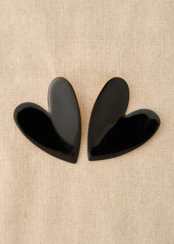 Motus Boutique Boucles D'oreilles^Boucles d'oreilles Murphy Noir-Bouclesd'oreillesMurphy