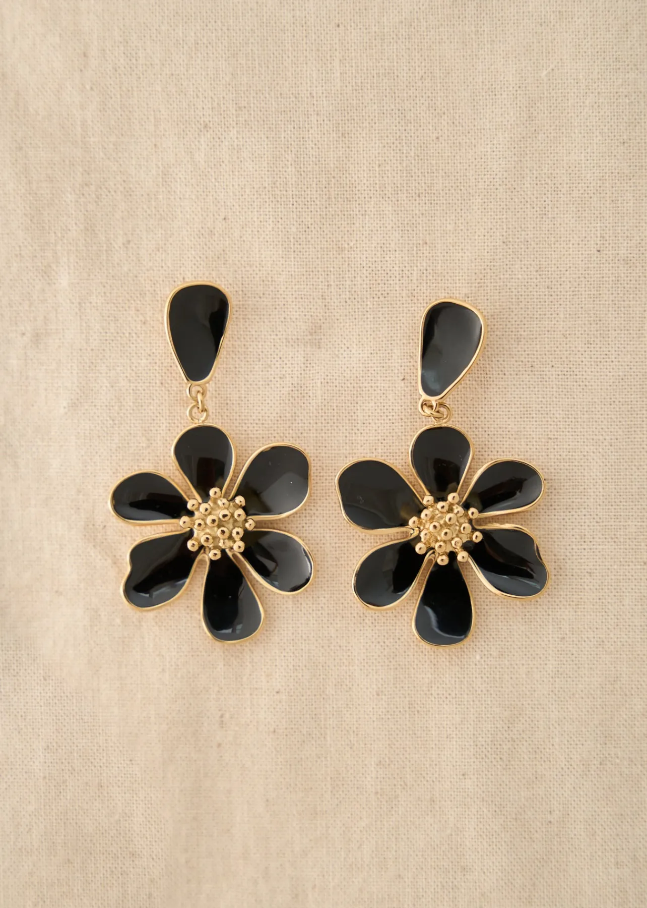 Motus Boutique Boucles D'oreilles^Boucles d'oreilles Nova Noir-Bouclesd'oreillesNova