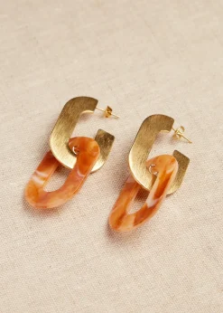 Motus Boutique Boucles D'oreilles^Boucles d'oreilles Sahara BeigeDoré-Bouclesd'oreillesSahara