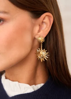 Motus Boutique Boucles D'oreilles^Boucles d'oreilles Soleil Doré-Bouclesd'oreillesSoleil