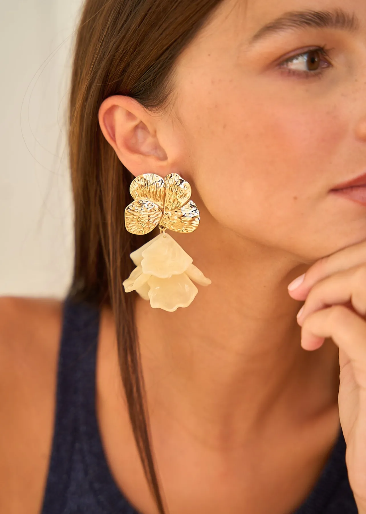 Motus Boutique Boucles D'oreilles^Boucles d'oreilles Violette Blanc-Bouclesd'oreillesViolette