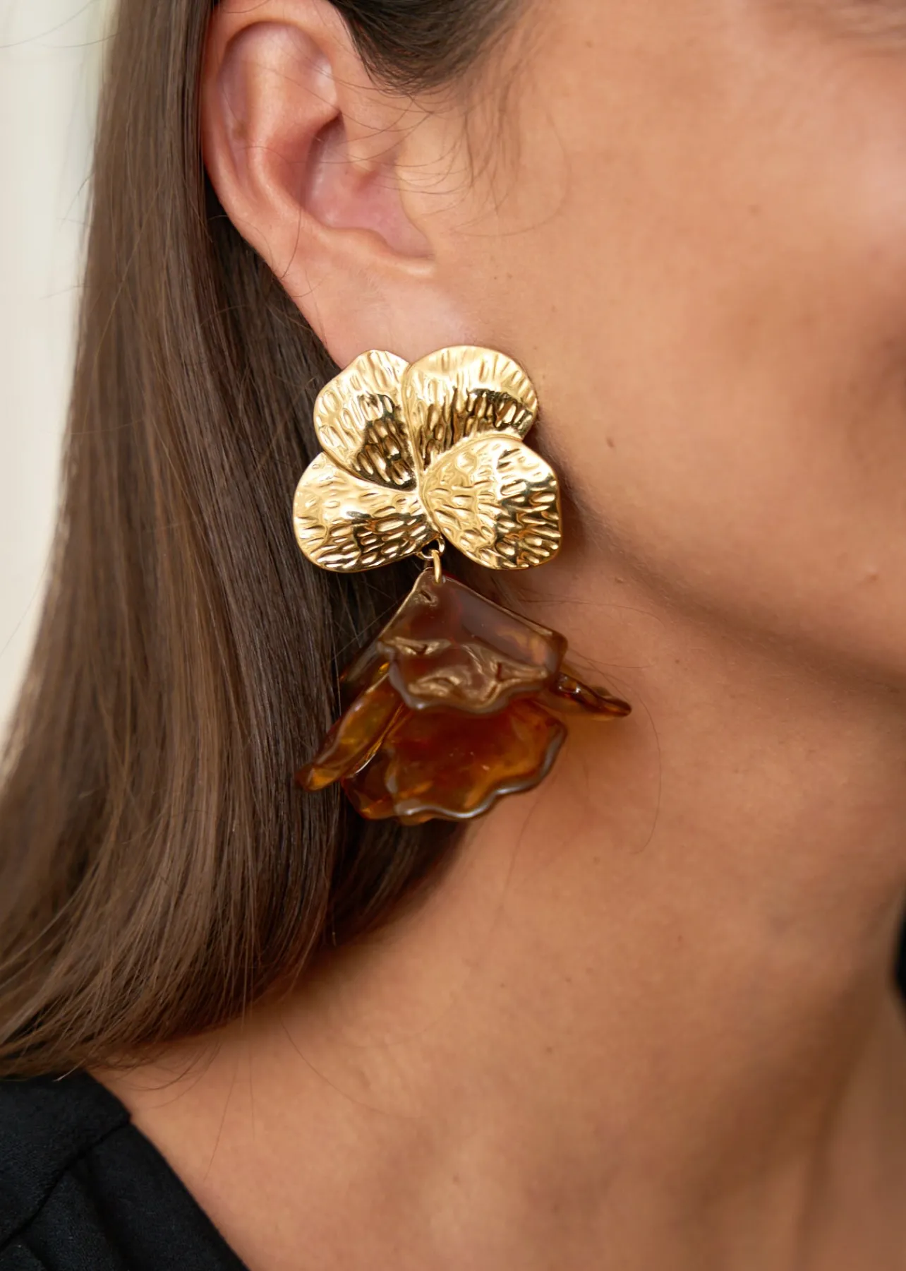 Motus Boutique Boucles D'oreilles^Boucles d'oreilles Violette Marron-Bouclesd'oreillesViolette