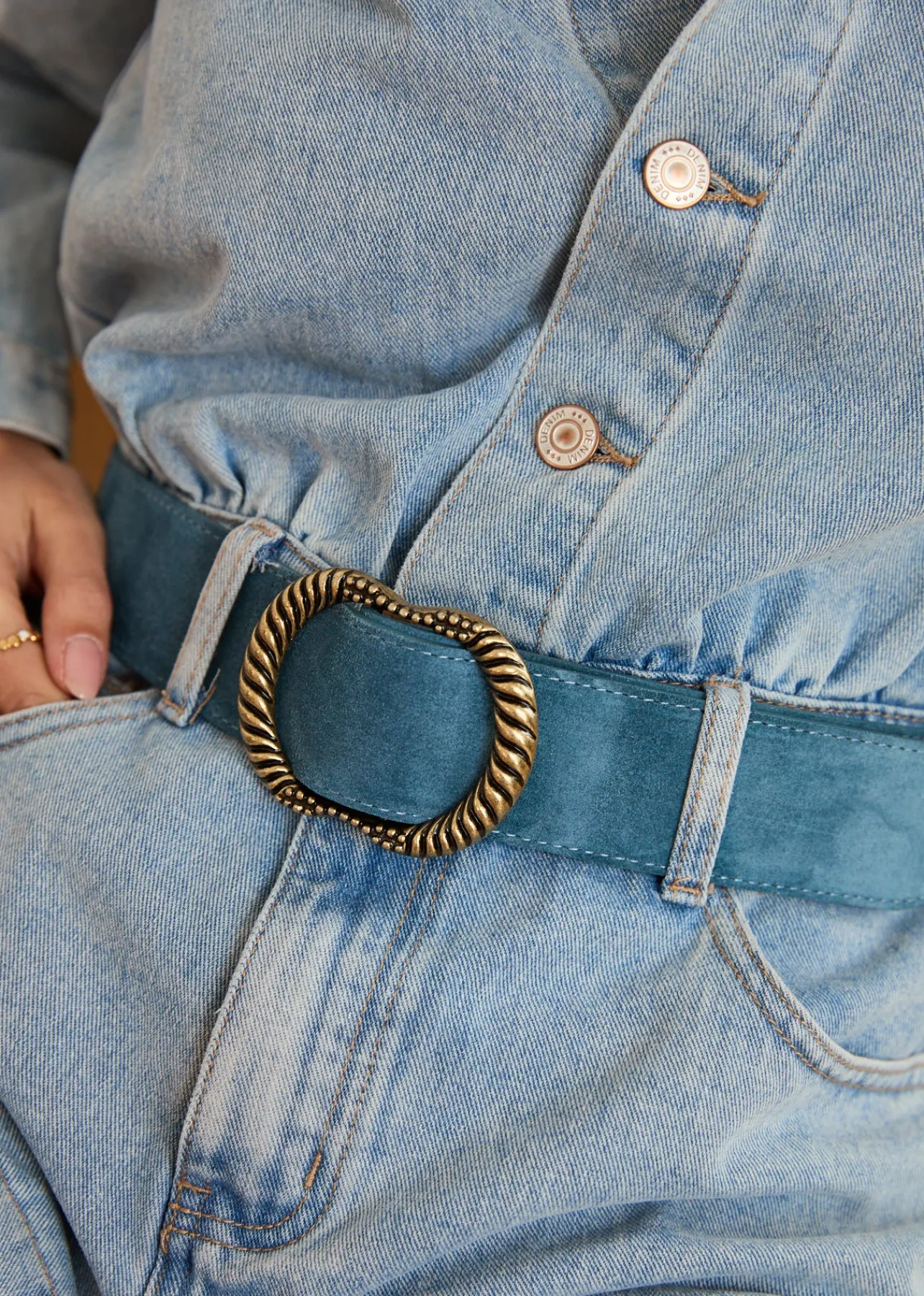 Motus Boutique Ceintures^Ceinture Trevi BleuJean-CeintureTrevi