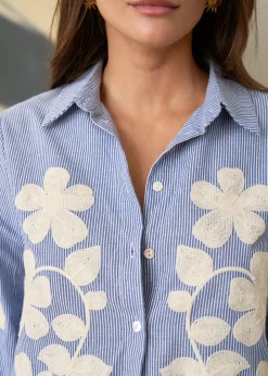 Motus Boutique Chemises & Blouses^Chemise Laura Bleu-ChemiseLaura