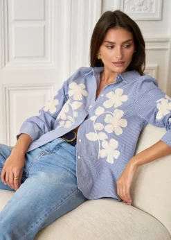 Motus Boutique Chemises & Blouses^Chemise Laura Bleu-ChemiseLaura