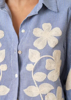 Motus Boutique Chemises & Blouses^Chemise Laura Bleu-ChemiseLaura