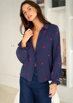 Motus Boutique Chemises & Blouses^Chemise Maurine Marine-ChemiseMaurine
