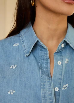 Motus Boutique Denim|Chemises & Blouses^Chemise Soline DenimFleuri-ChemiseSoline