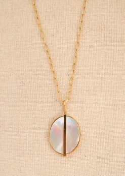 Motus Boutique Colliers^Collier Opale NacreDoré-CollierOpale