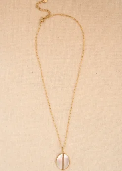 Motus Boutique Colliers^Collier Opale NacreDoré-CollierOpale