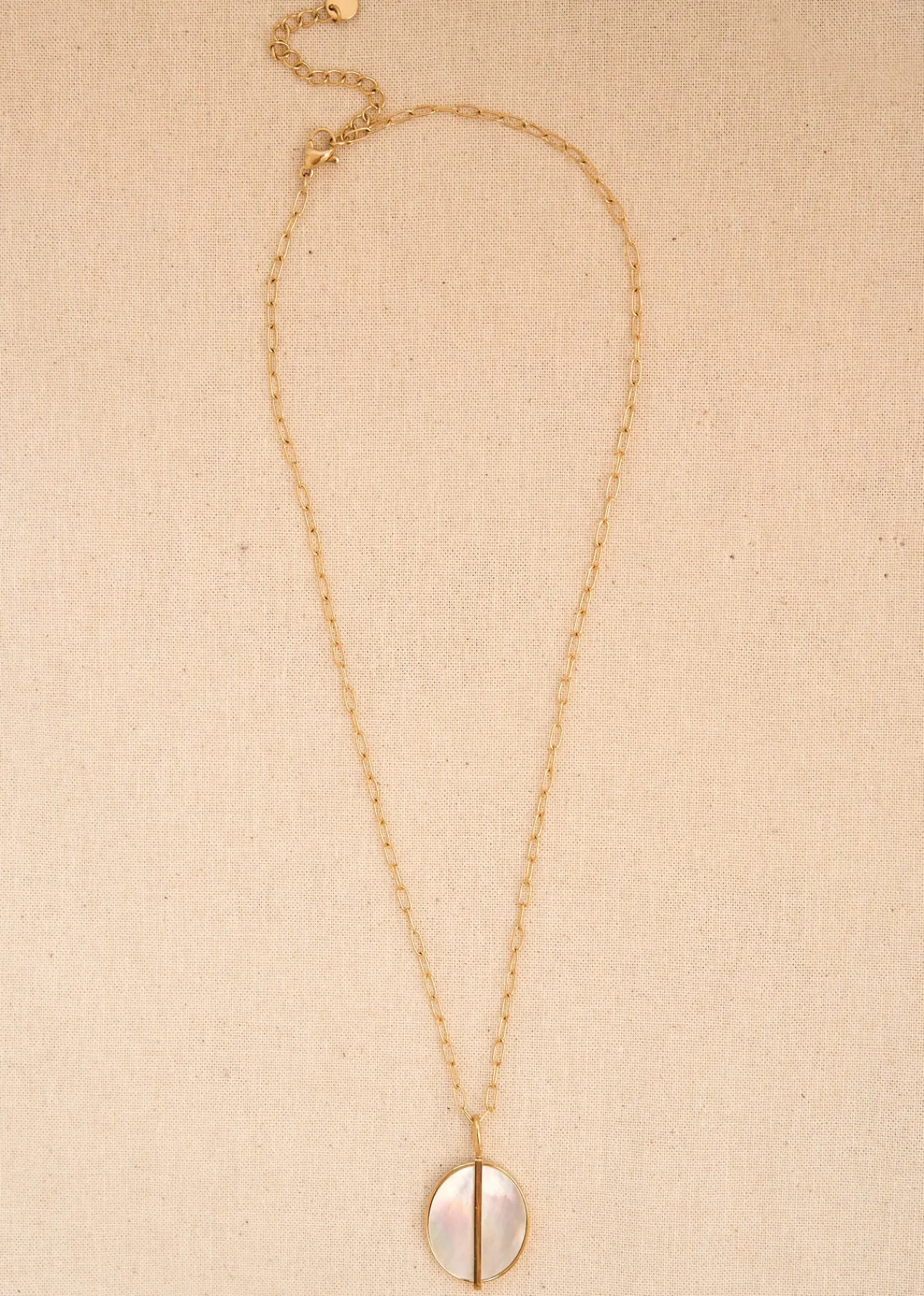 Motus Boutique Colliers^Collier Opale NacreDoré-CollierOpale