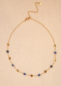 Motus Boutique Colliers^Collier Topaze BleuDoré-CollierTopaze
