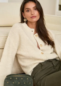 Motus Boutique Mailles^Gilet Annie Beige-GiletAnnie