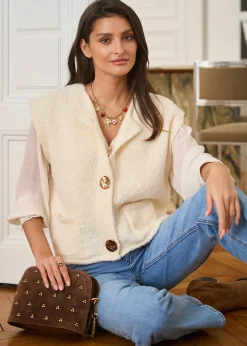 Motus Boutique Mailles^Gilet Artus Beige-GiletArtus